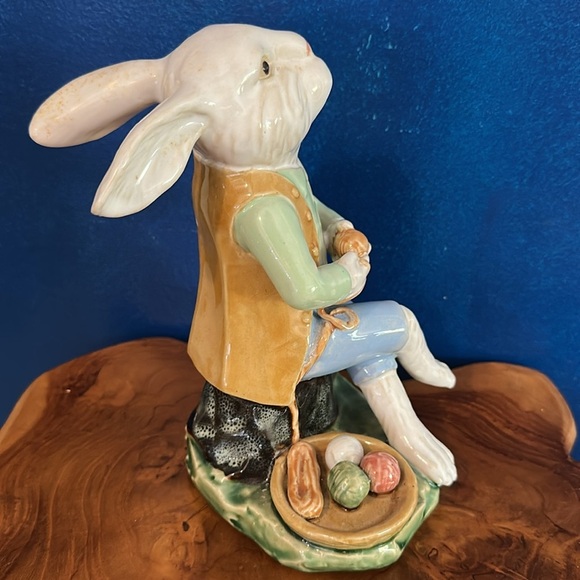 Charming Beswick Beatrix Potter Benjamin Bunny Ceramic Rabbit Figurine - Picture 4 of 7